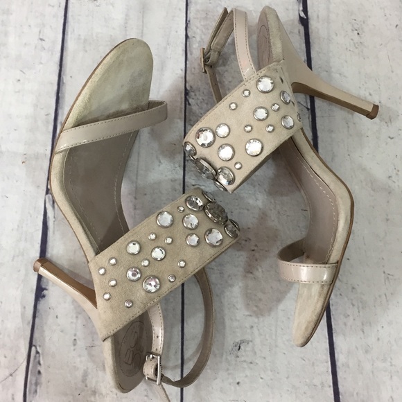 DONATING TODAY-7/10! LAST CHANCE!Crystal stud heel - Picture 5 of 8